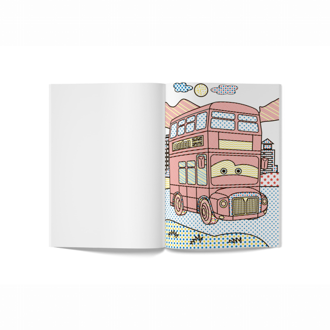 Товари для малювання - Водна розмальовка Crystal Book Міський транспорт (9789669875846)#2