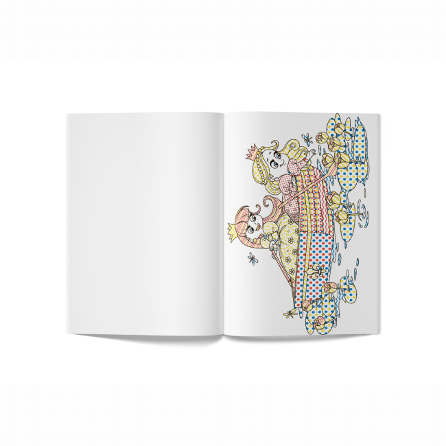 Товары для рисования - Водная раскраска Crystal Book Подружки (9789669874047)#2