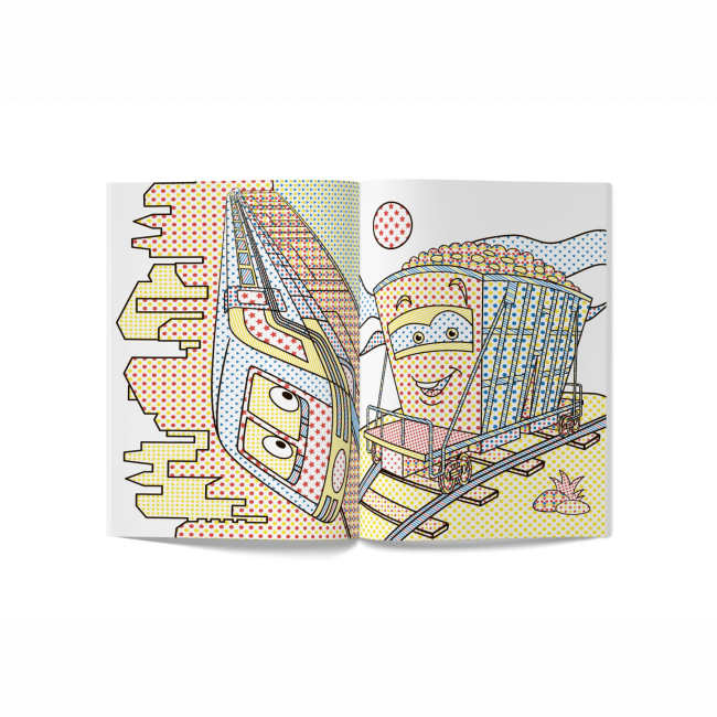 Товари для малювання - Водна розмальовка Crystal Book Потяги (9789669874870)#3