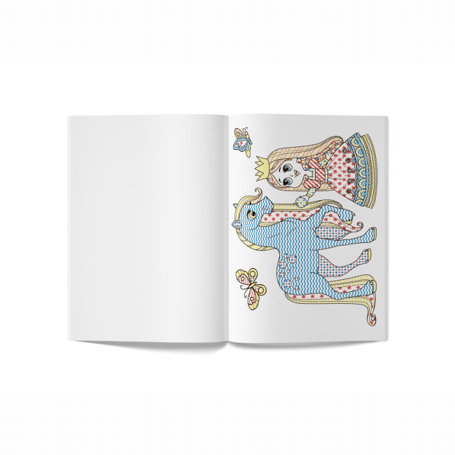 Товари для малювання - Водна розмальовка Crystal Book Принцеси (9789669874559)#2