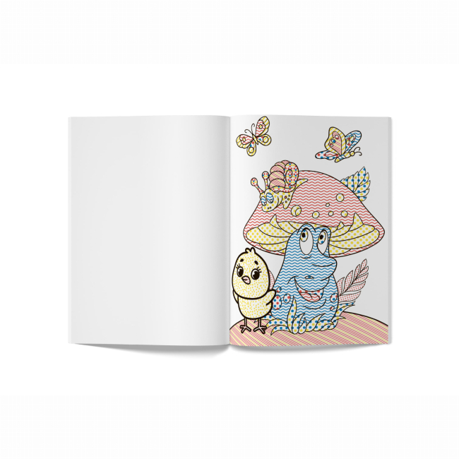 Товари для малювання - Водна розмальовка Crystal Book Пташиний двір (9789669875921)#2