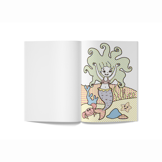 Товари для малювання - Водна розмальовка Crystal Book Русалоньки (9789669874269)#2