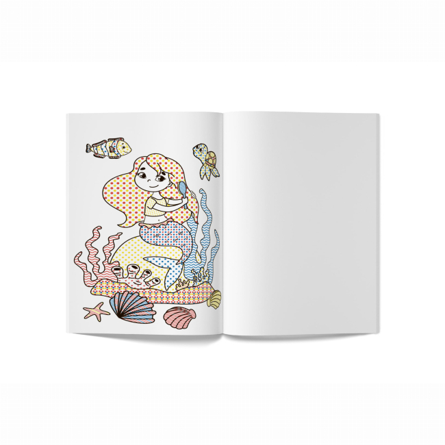 Товари для малювання - Водна розмальовка Crystal Book Русалоньки (9789669874269)#4