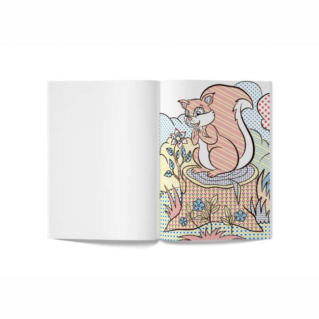 Товари для малювання - Водна розмальовка Crystal Book У лісі (9789669874009)#2