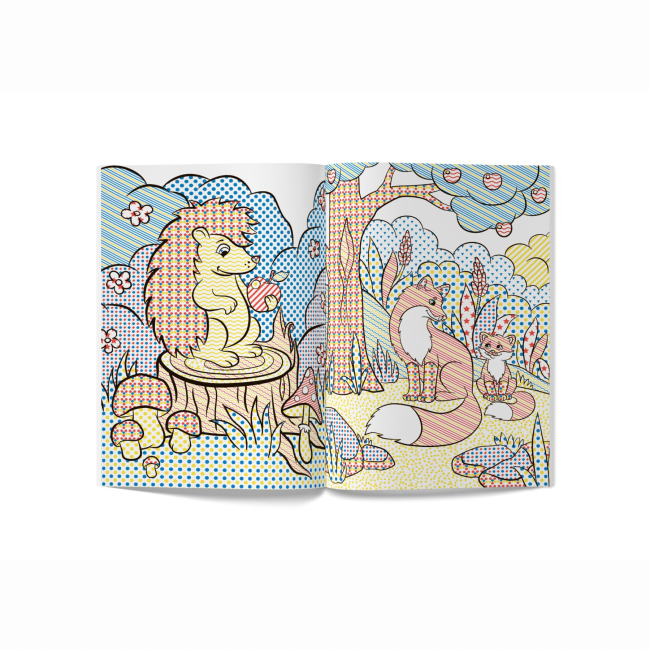 Товари для малювання - Водна розмальовка Crystal Book У лісі (9789669874009)#3