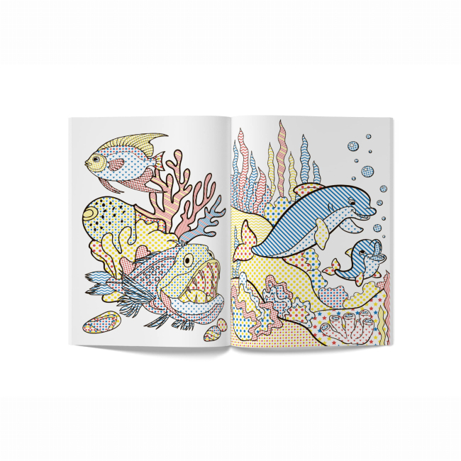 Товары для рисования - Водная раскраска Crystal Book В море (9789669874610)#3