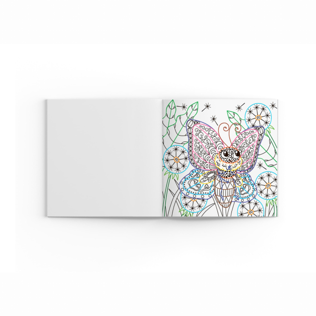 Товары для рисования - Раскраска Crystal Book Насекомые (9786175470602)#2