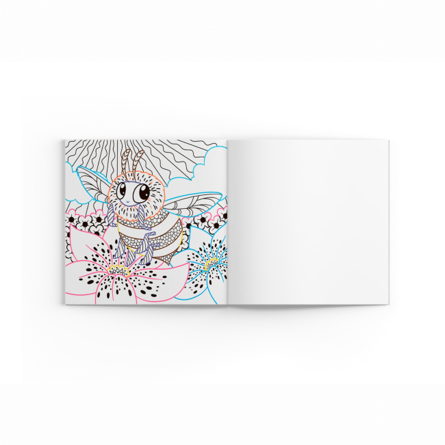 Товары для рисования - Раскраска Crystal Book Насекомые (9786175470602)#4