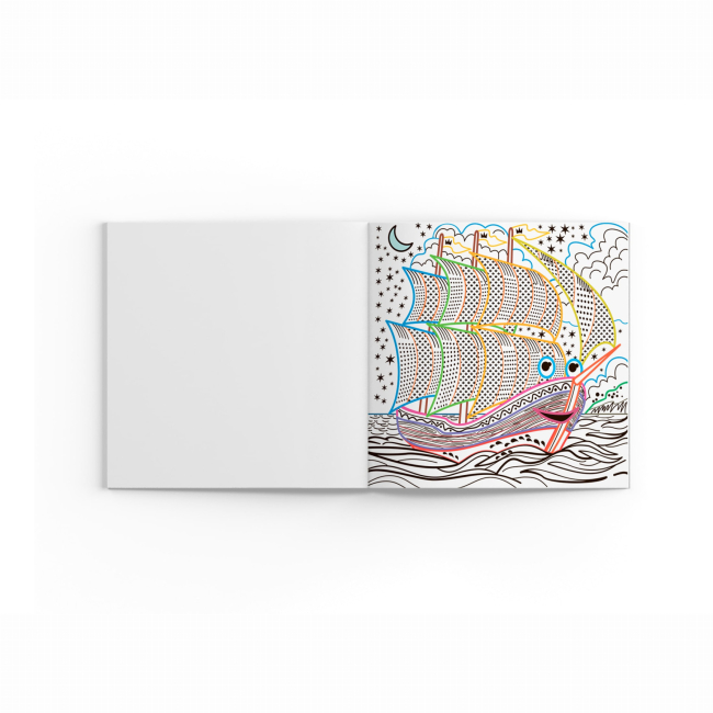 Товари для малювання - Розмальовка Crystal Book Кораблі (9786175470688)#2