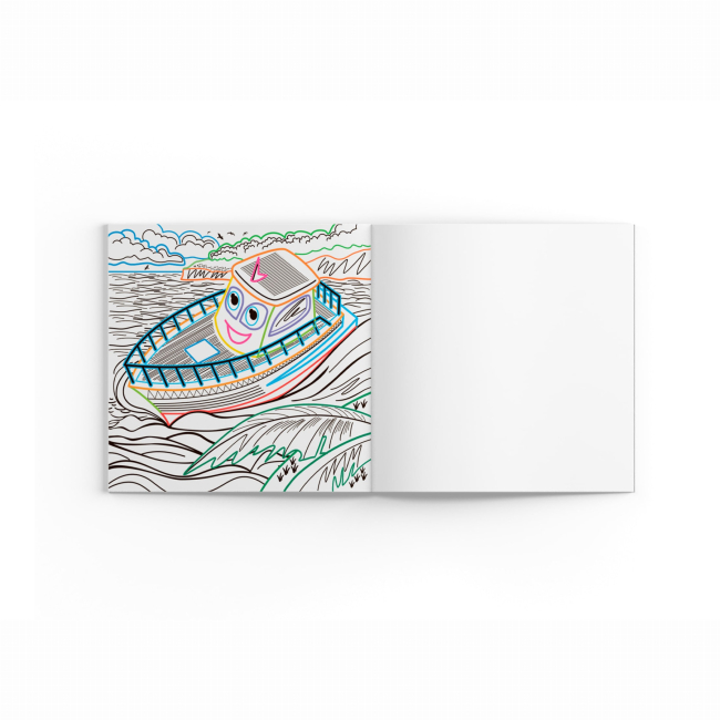 Товари для малювання - Розмальовка Crystal Book Кораблі (9786175470688)#4