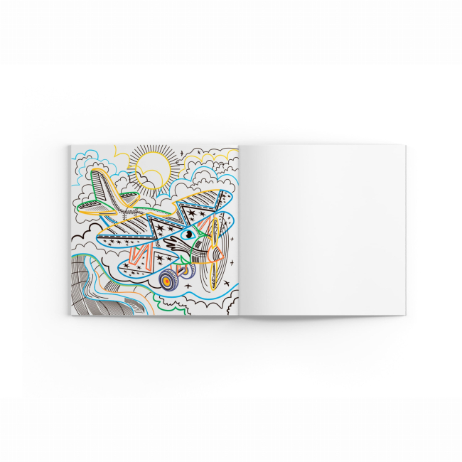 Товари для малювання - Розмальовка Crystal Book Літаки та гелікоптери (9786175470664)#4