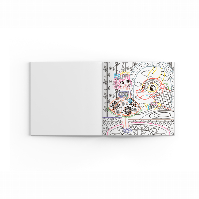 Товари для малювання - Розмальовка Crystal Book Принцеси (9786175470725)#2