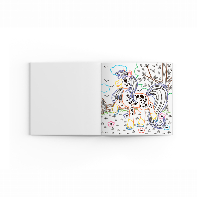 Товари для малювання - Розмальовка Crystal Book Свійські тварини (9786175470565)#2