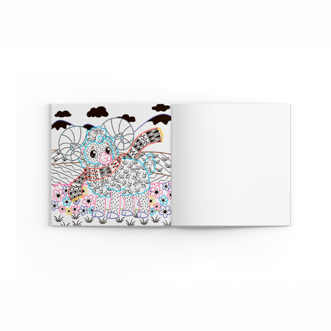 Товари для малювання - Розмальовка Crystal Book Свійські тварини (9786175470565)#4