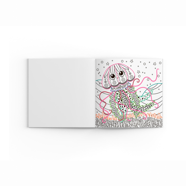 Товары для рисования - Раскраска Crystal Book В море (9786175470626)#2