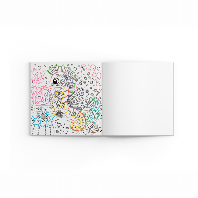 Товары для рисования - Раскраска Crystal Book В море (9786175470626)#4