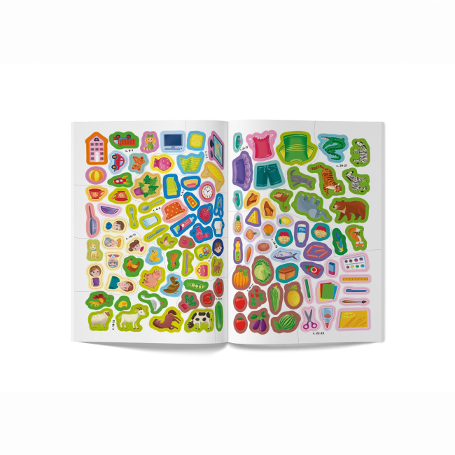 Навчальна література - Книжка «Школа сучасного чомусика. English. Мої перші слова. 115 розвивальних наліпок» (9786175474266)#6