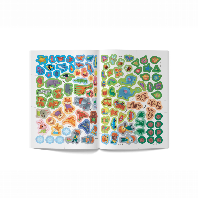 Навчальна література - Книжка «Школа сучасного чомусика. Готуємо руку до письма. 105 розвивальних наліпок» (9786175474648)#6