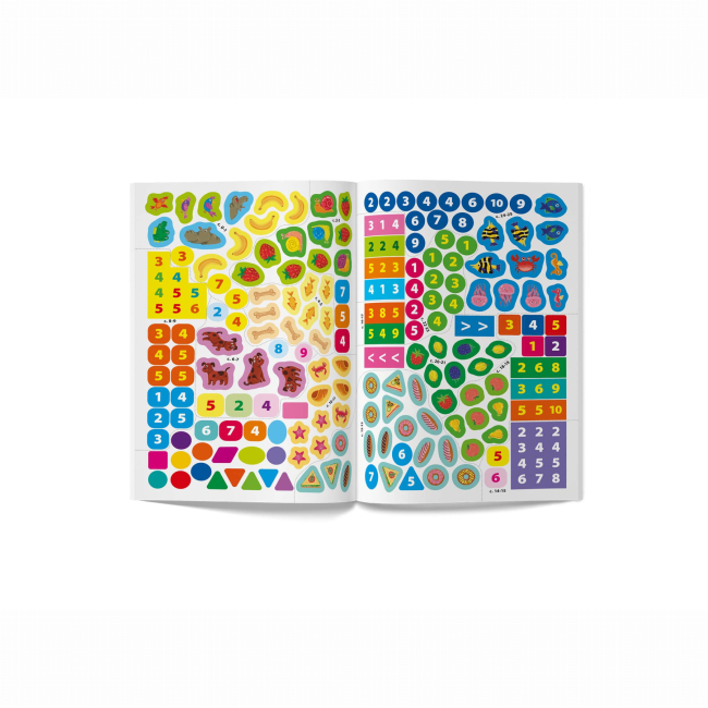 Навчальна література - Книжка «Школа сучасного чомусика. Прописи. Цифри. 220 розвивальних наліпок» (9786175474006)#6