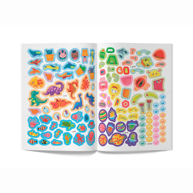 Навчальна література - Книжка «Школа сучасного чомусика. Тренуємо моторику. 120 розвивальних наліпок» (9786175474655)#6