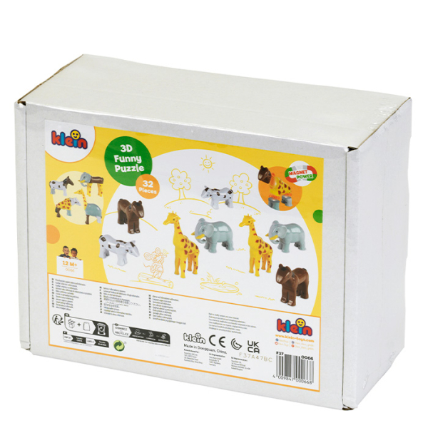 Пазли - Магнітний пазл Klein Тварини (0066)#4