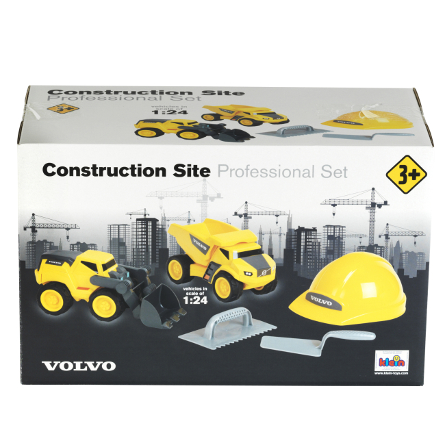 Транспорт і спецтехніка - Ігровий набір Klein Volvo power Будмайданчик (2497)#3