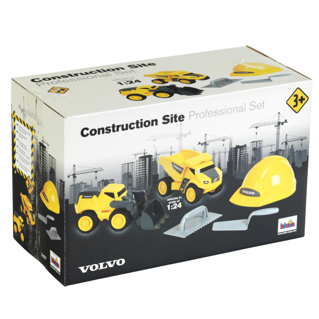 Транспорт і спецтехніка - Ігровий набір Klein Volvo power Будмайданчик (2497)#4