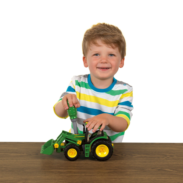 Транспорт і спецтехніка - Ігровий набір Klein John Deere Трактор-навантажувач (3903)#3