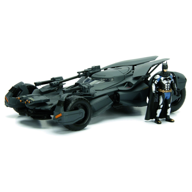 Автомоделі - Автомодель Jada Бетмен Ліга справедливості Бетмобіль з фігуркою Бетмена (253215000)#2
