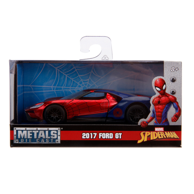 Автомодели - Автомодель Jada Marvel Человек-паук Ford GT 2017 (253222002)#4
