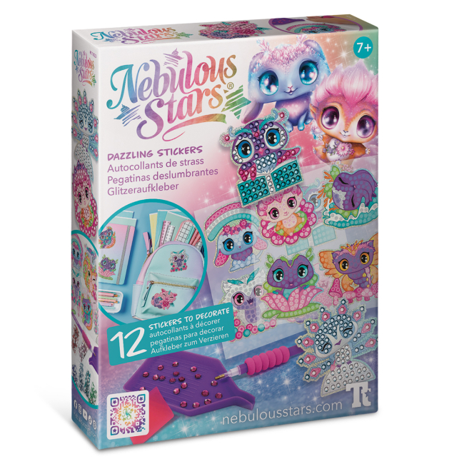 Набори для творчості - Набір для творчості Nebulous stars Стікери за номерами Космічні улюбленці (11023)#2