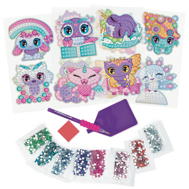 Набори для творчості - Набір для творчості Nebulous stars Стікери за номерами Космічні улюбленці (11023)#3