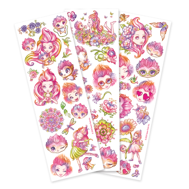 Косметика - Набір тимчасових татуювань Nebulous stars Боді-арт Зіркові малюнки в асортименті (11458)#4