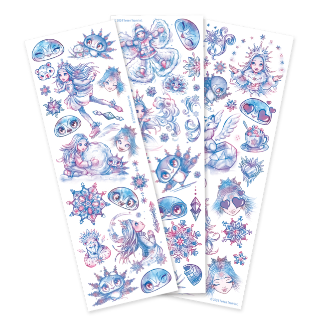 Косметика - Набір тимчасових татуювань Nebulous stars Боді-арт Зіркові малюнки в асортименті (11458)#5