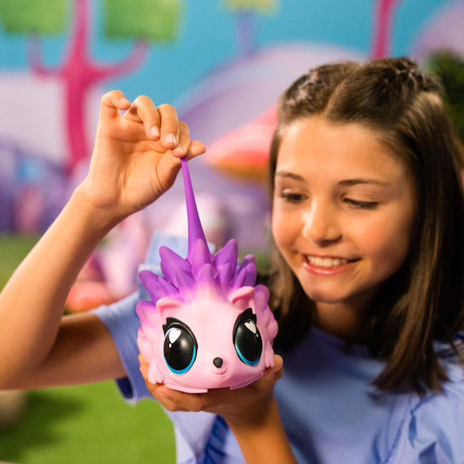 Фігурки тварин - Інтерактивна іграшка Jiggly pets Їжачок рожевий (JP015-PI)#7