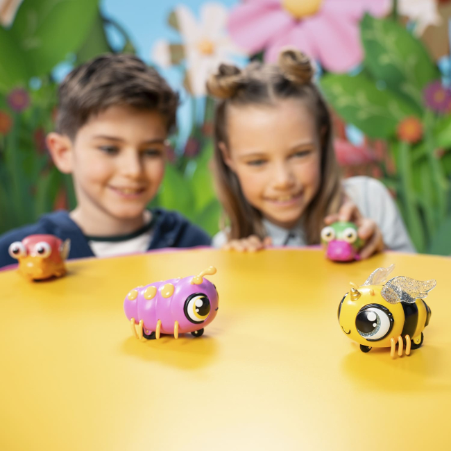 Фігурки тварин - ​Інтерактивна іграшка Jiggly pets Бджілка жовта (JPMB001)#4