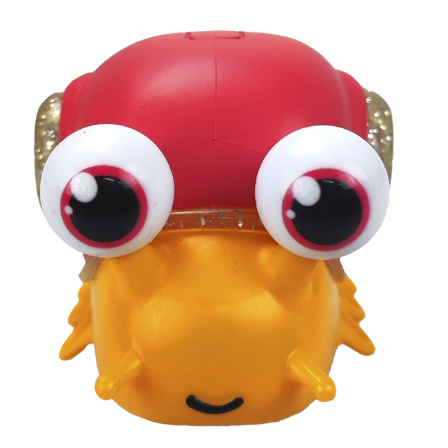 Фігурки тварин - Інтерактивна іграшка Jiggly pets Равлик помаранчевий (JPMB003-OR)#2