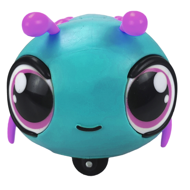 Фигурки животных - Интерактивная игрушка Jiggly pets Гусеница голубая (JPMB004-BL)#2