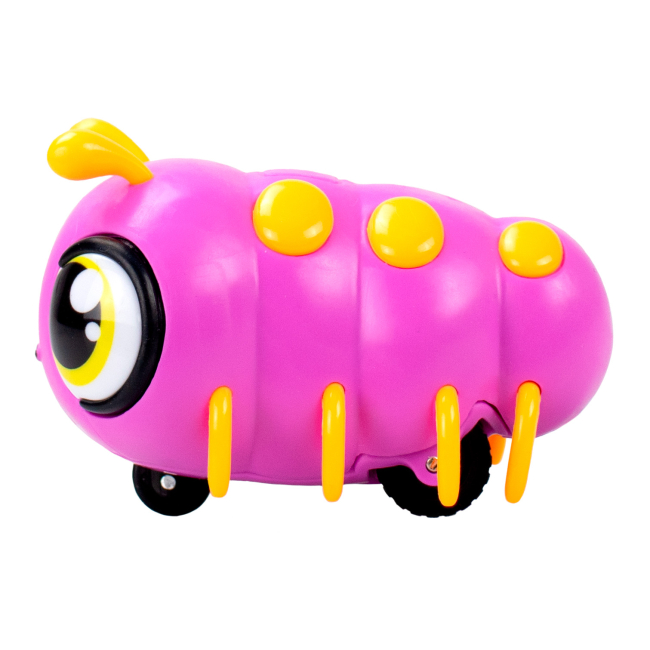 Фігурки тварин - Інтерактивна іграшка Jiggly pets Фіолетова гусениця з ігровим майданчиком (JPMB004-SET)#2