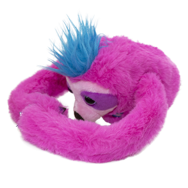 М'які тварини - Інтерактивна іграшка Party pets Рожевий лінивець (PPSL002)#2