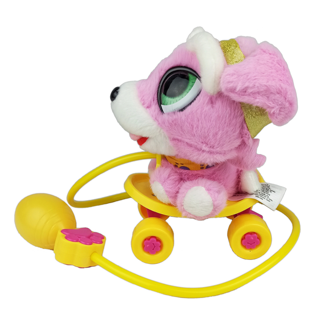 Мягкие животные - Мягкая игрушка Sprint Рожеве цуценя подвижные ушки (SPRBB002) #2