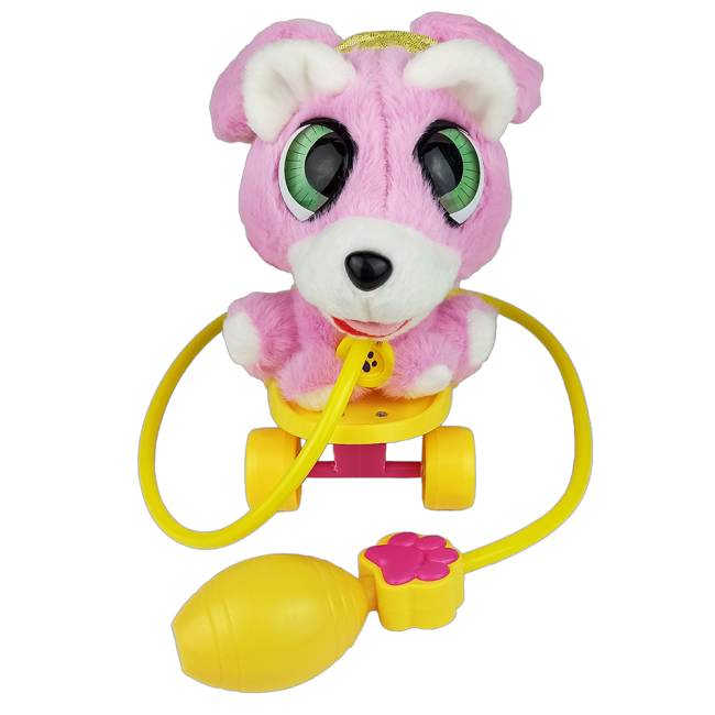 Мягкие животные - Мягкая игрушка Sprint Рожеве цуценя подвижные ушки (SPRBB002) #3