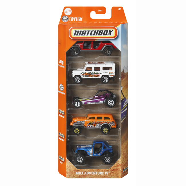 Автомодели - Набор автомоделей Matchbox MBX Adventure IV (С1817/JBX39).#7