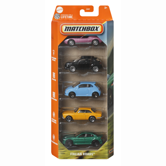 Автомодели - Набор автомоделей Matchbox MBX Italian roads (С1817/JBX20).#7