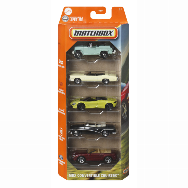 Автомодели - Набор автомоделей Matchbox MBX Convertible сruisers (С1817/JBX30).#7