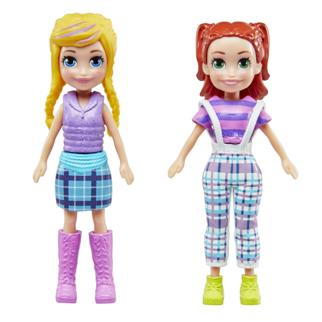 Куклы - Игровой набор Polly Pocket Модный гардероб для двух Пикник на природе (HNF51/5)#2