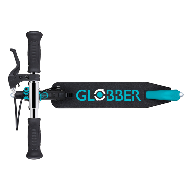 Самокати - Самокат Globber Flow element junior lights чорно-бірюзовий з підсвічуванням (729-105)#5