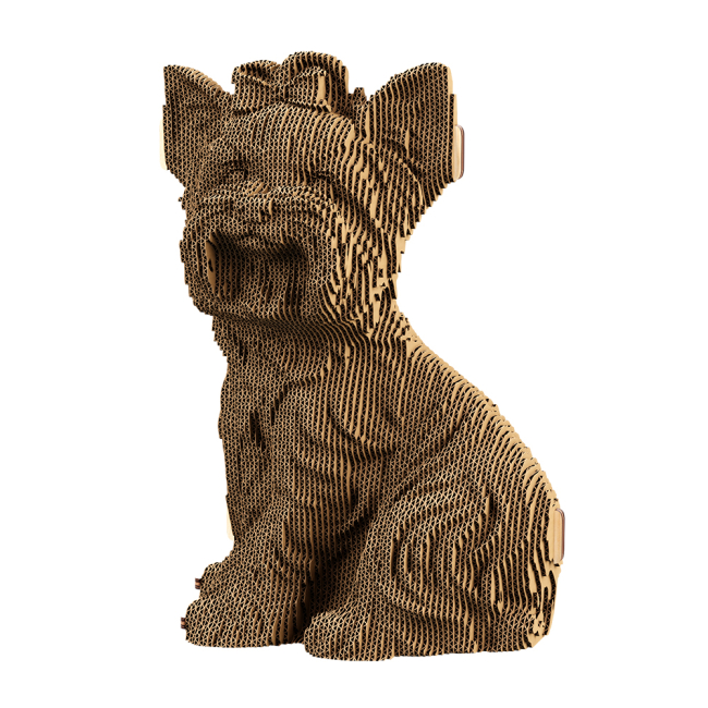 3D-пазлы - 3D пазл Cartonic Yorkshire terrier (CARTYORK)#3