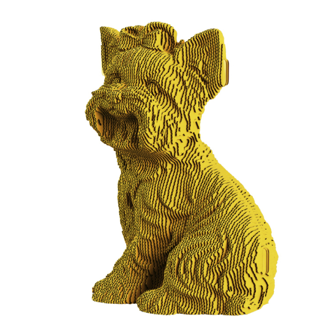3D-пазлы - 3D пазл Cartonic Yorkshire terrier (CARTYORK)#6
