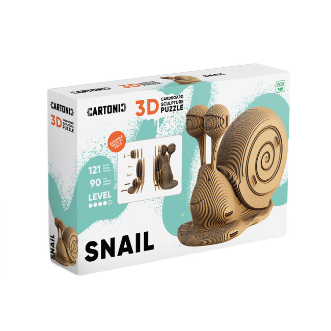 3D-пазлы - 3D пазл Cartonic Snail (CARTSNAIL)#5